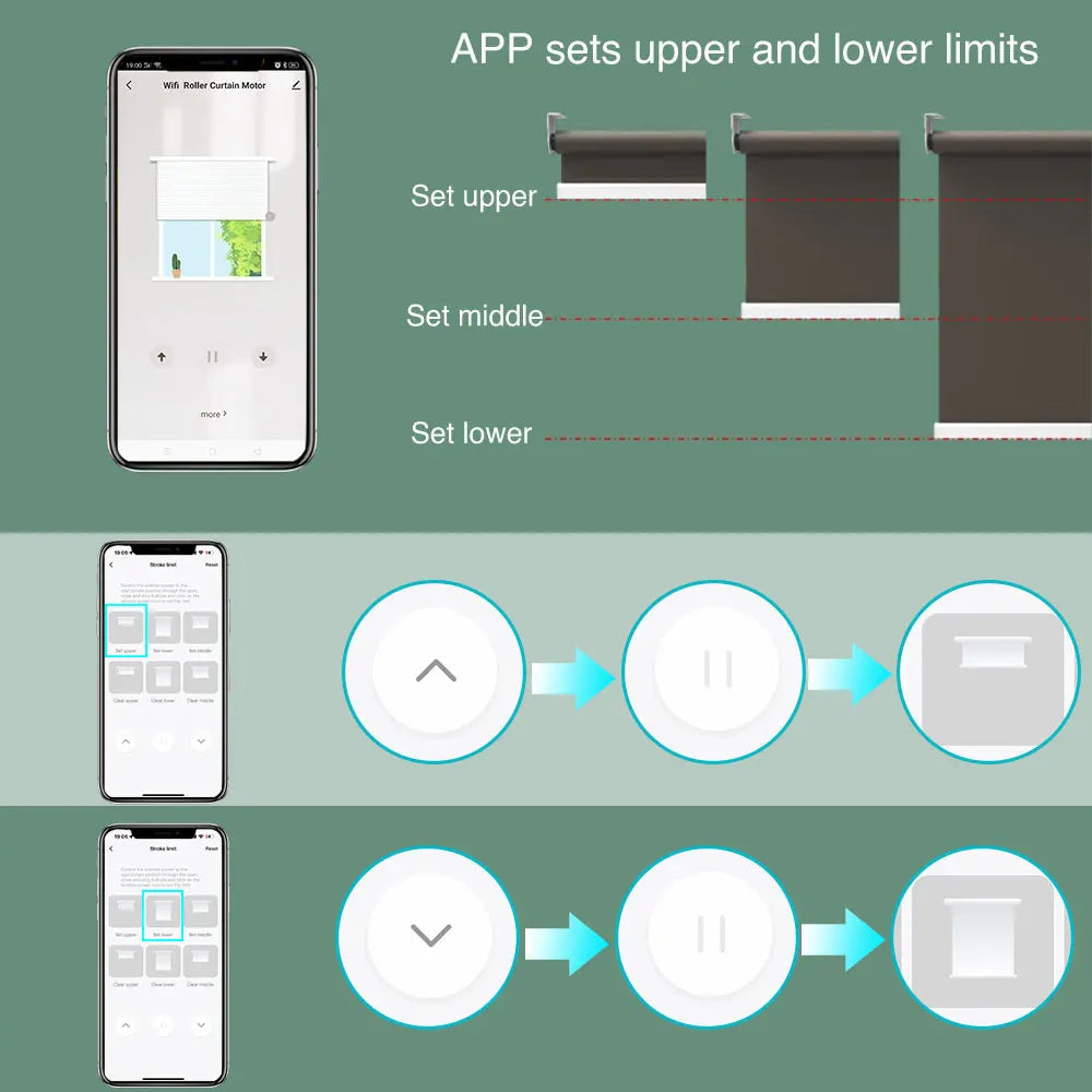 Smart Curtains Motor: WiFi & ZigBee
