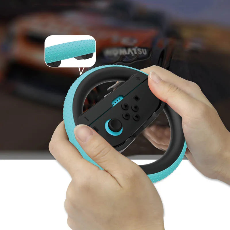 2 PCS Racing Steering Wheels for Nintendo Switch 2 - Enhance Your Gaming Experience