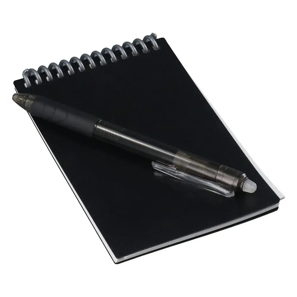 Smart Notebook Work Black Reusable Notepad | Eco-Friendly & Portable Writing Pad