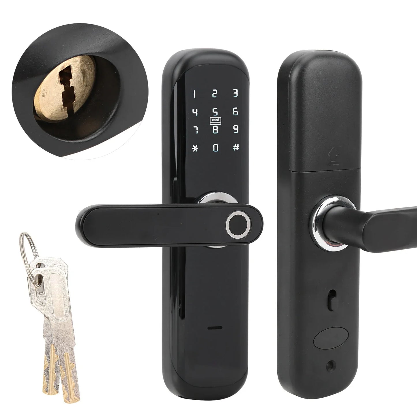Smart Door Lock with Fingerprint & TUYA Control