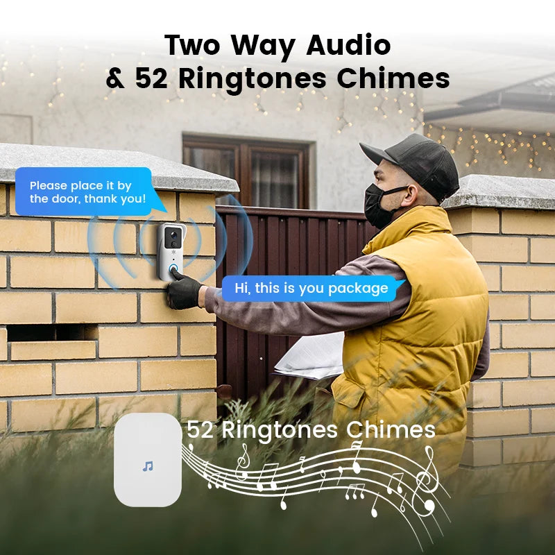 5G 2.4G WiFi Video Doorbell