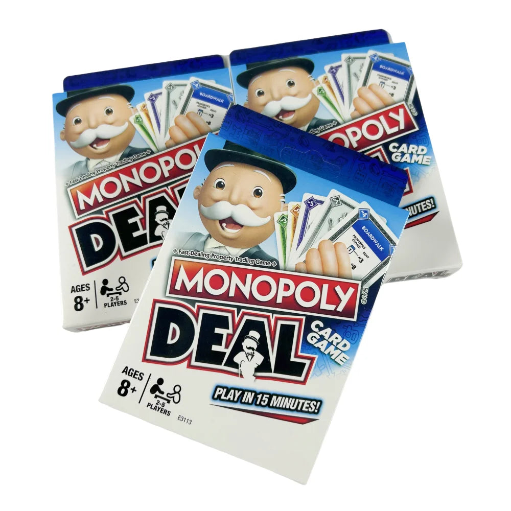 Monopoly Deal Quick-Playing Card Game for Families & Kids Ages 8+