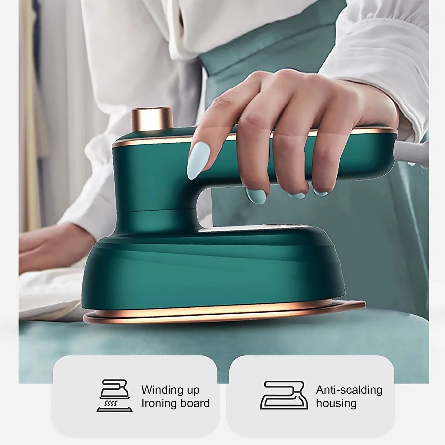 Compact and Efficient Portable Mini Steam Iron