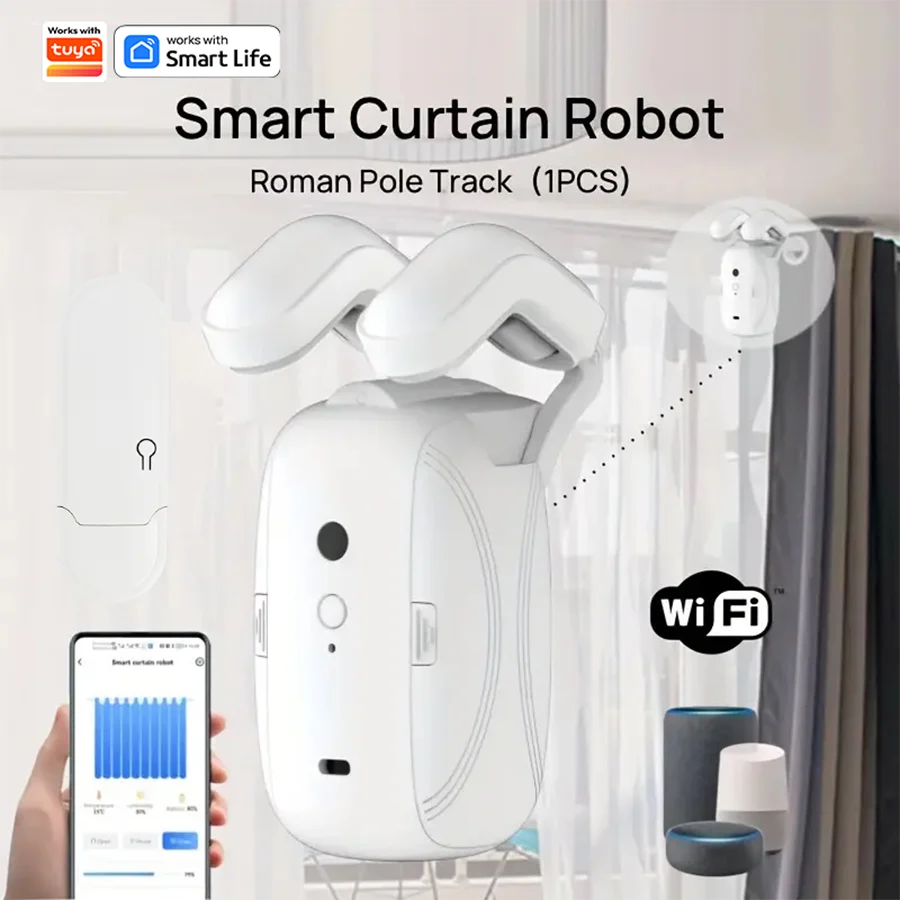 Wi-Fi Smart Curtain Robot