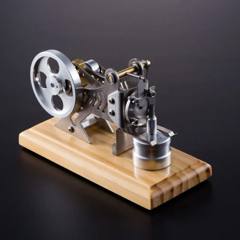 Vacuum Stirling Engine Motor Model - Educational Hot Air Science Experiment Kit