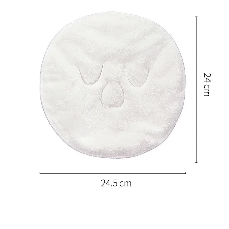 Warm & Cold Compress Face Towel - Double Thickness for Beauty & Skincare
