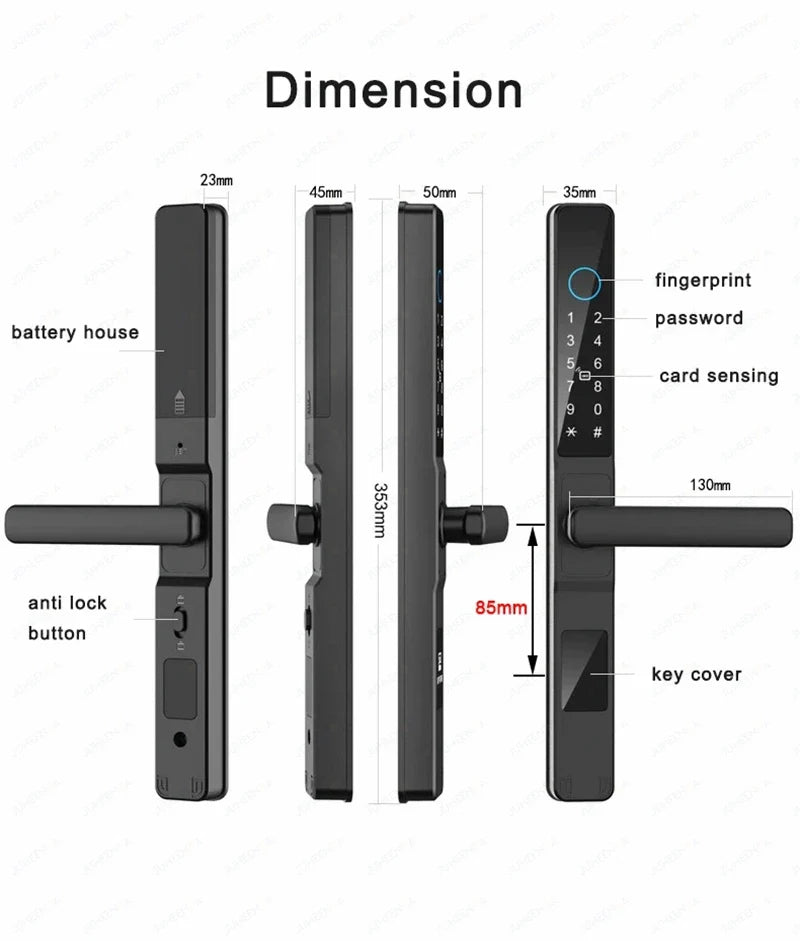 Waterproof Smart Lock with TTLock App