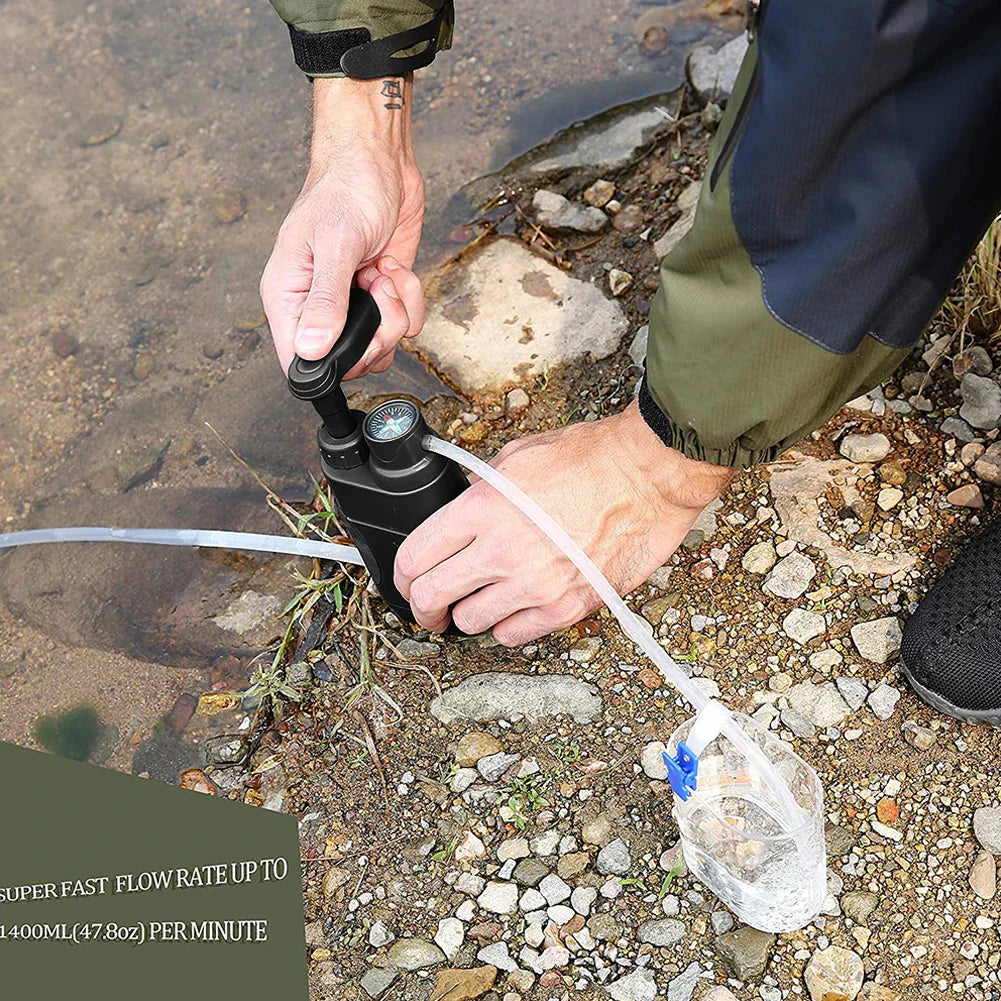 Portable Water Filter & Survival Kit