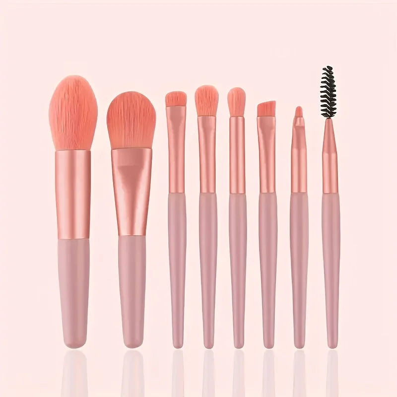 Portable 8/22/34Pcs Makeup Brush Set - Soft, Versatile Beauty Tool Kit