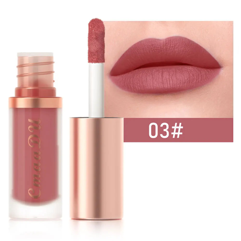 12 Color Long Lasting Velvet Matte Lip Gloss | Waterproof & Nonstick