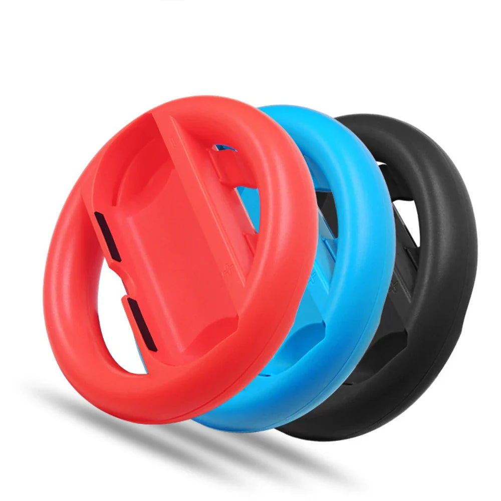 2pcs Racing Steering Wheel for Nintendo Switch Joy-Con Controllers - Enhance Your Gaming Experience