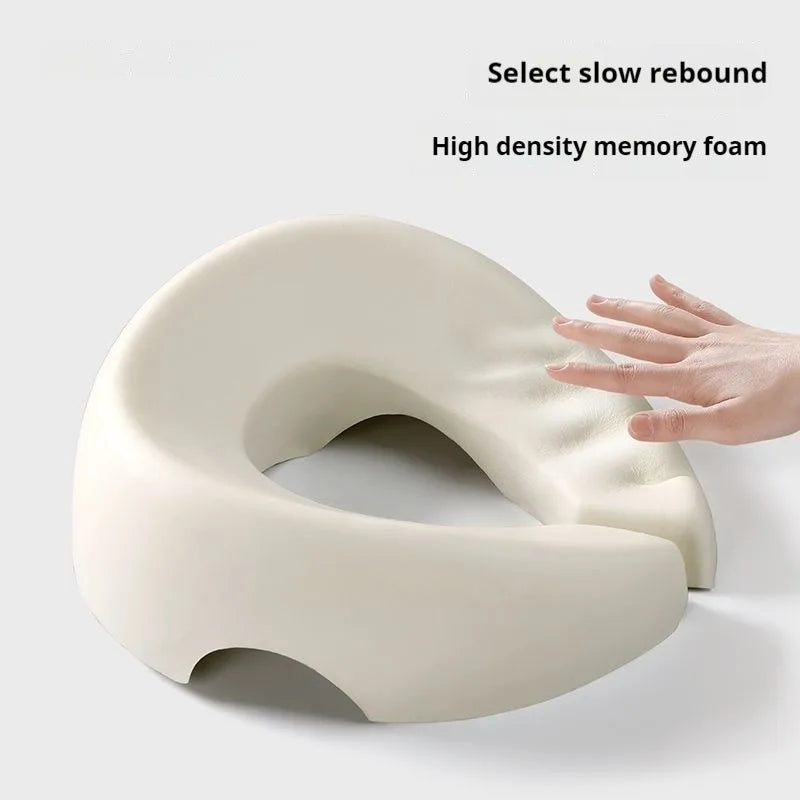 Ergonomic Face Down Pillow with Breathable Memory Foam for Salon & Home