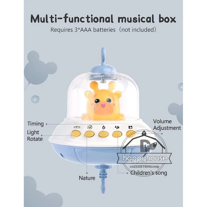 Musical Crib Mobile with Lights & Music