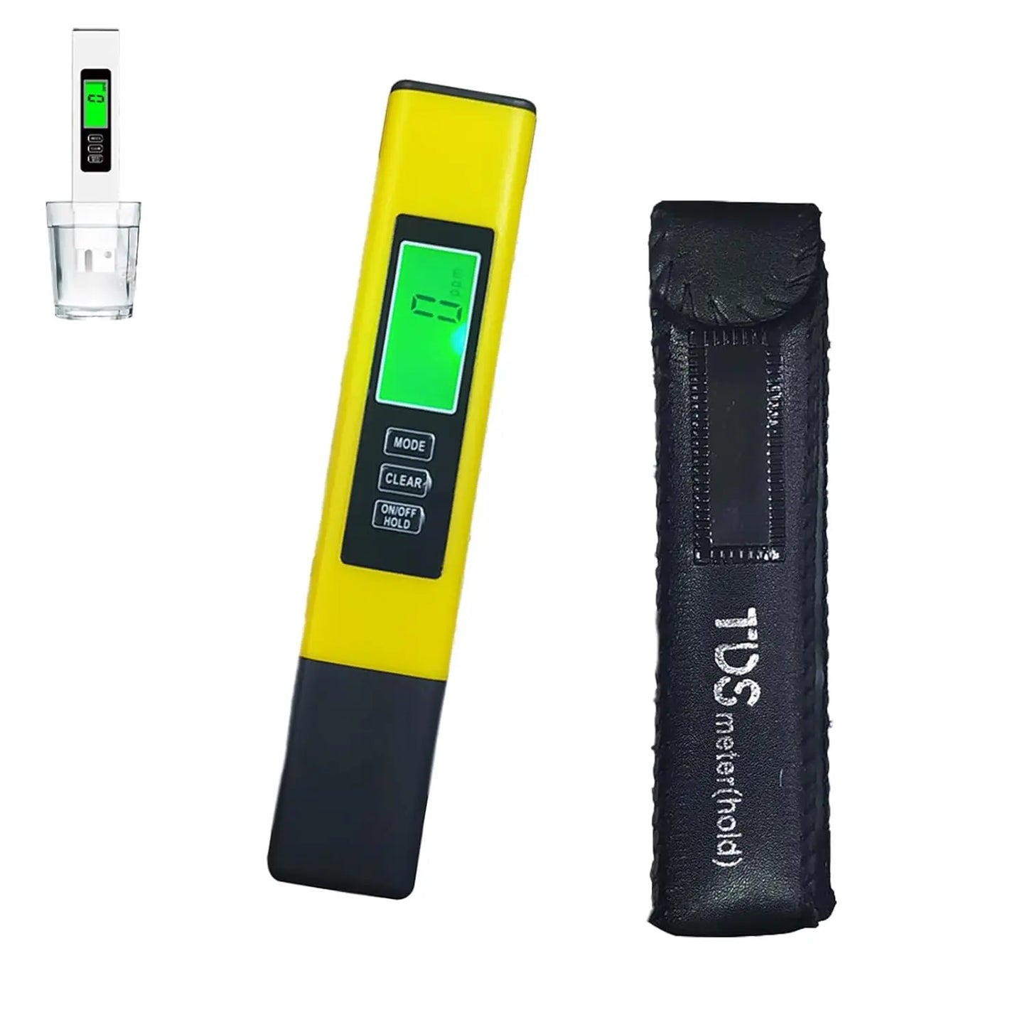 3 in 1 TDS Meter Digital Water Quality Tester for Tap, Pool, Hydroponics, and Aquarium