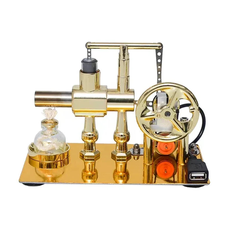 Hot Air Stirling Engine Generator - Science Toy & Gift