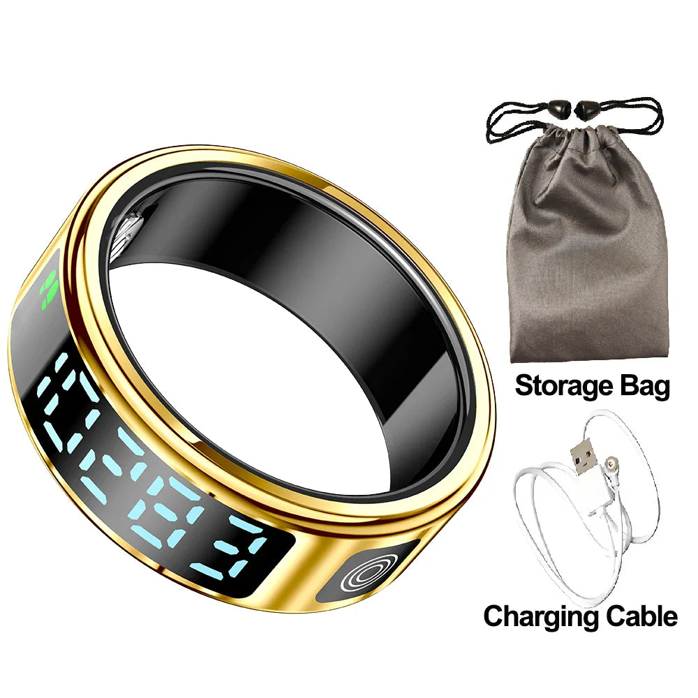 2025 SR08 Smart Ring with LED Display