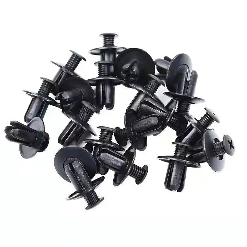 8mm Plastic Rivets Fasteners for Car Bumper & Fender - Toyota, Kia, Nissan