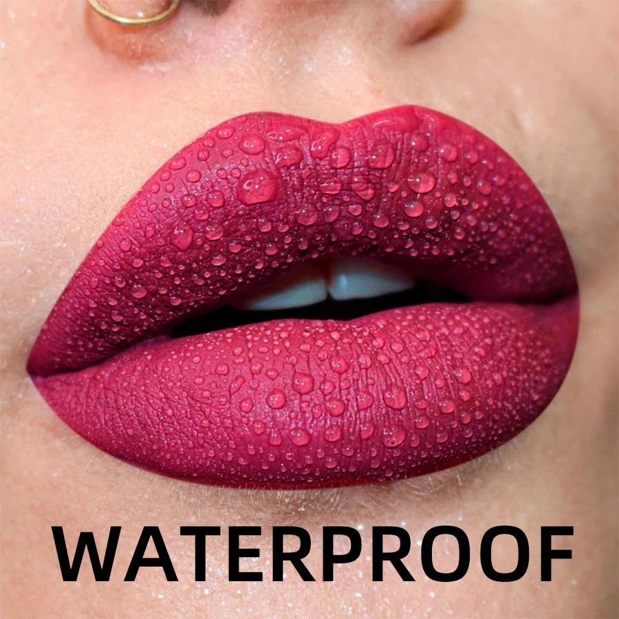 19 Colors Matte Velvet Lip Gloss - Waterproof, Long-lasting & Hydrating