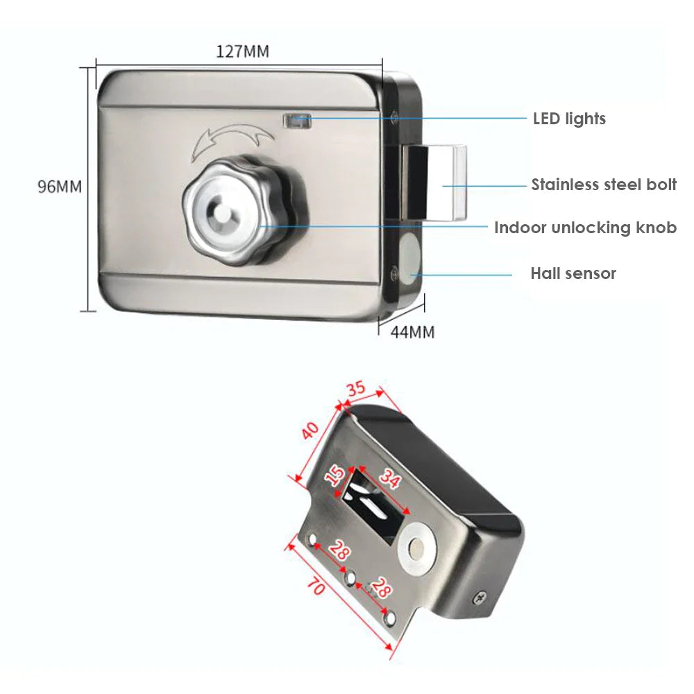 Bluetooth Tuya App Fingerprint Smart Door Lock | Secure, Smart, and Convenient Access