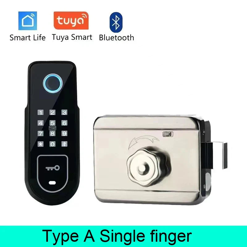 Bluetooth Tuya App Fingerprint Smart Door Lock | Secure, Smart, and Convenient Access