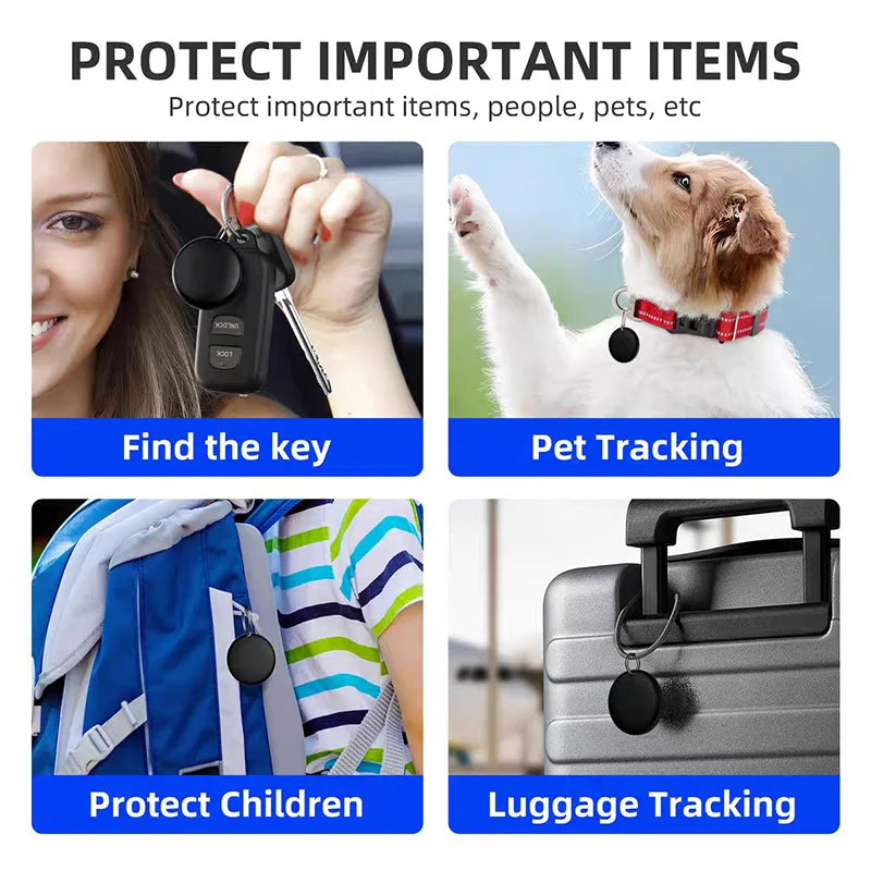 Mini Smart Tag Bluetooth Luggage Tracker - Apple Find My Compatible