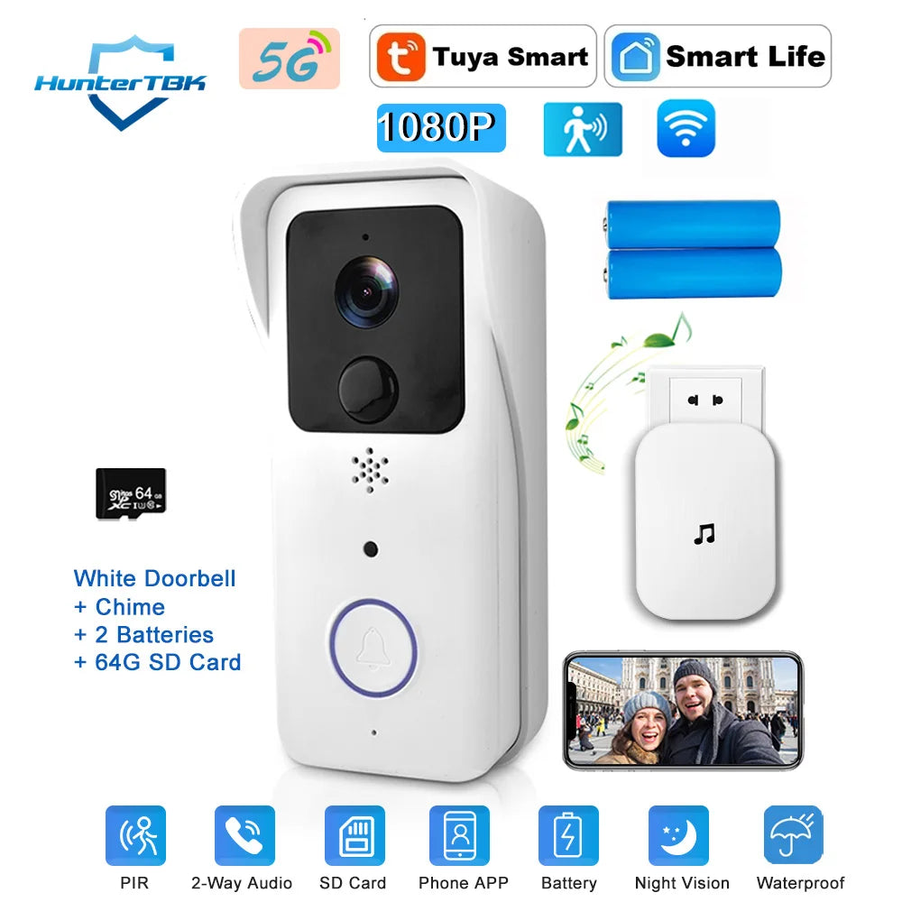 5G 2.4G WiFi Video Doorbell