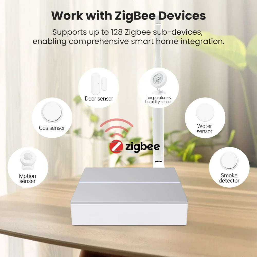 AVATTO ZigBee Gateway Hub - Smart Home Automation with Alexa & Google Home