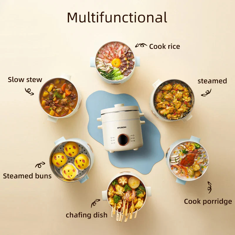 2L Electric Rice Cooker - Multicooker & Food Steamer, 220V