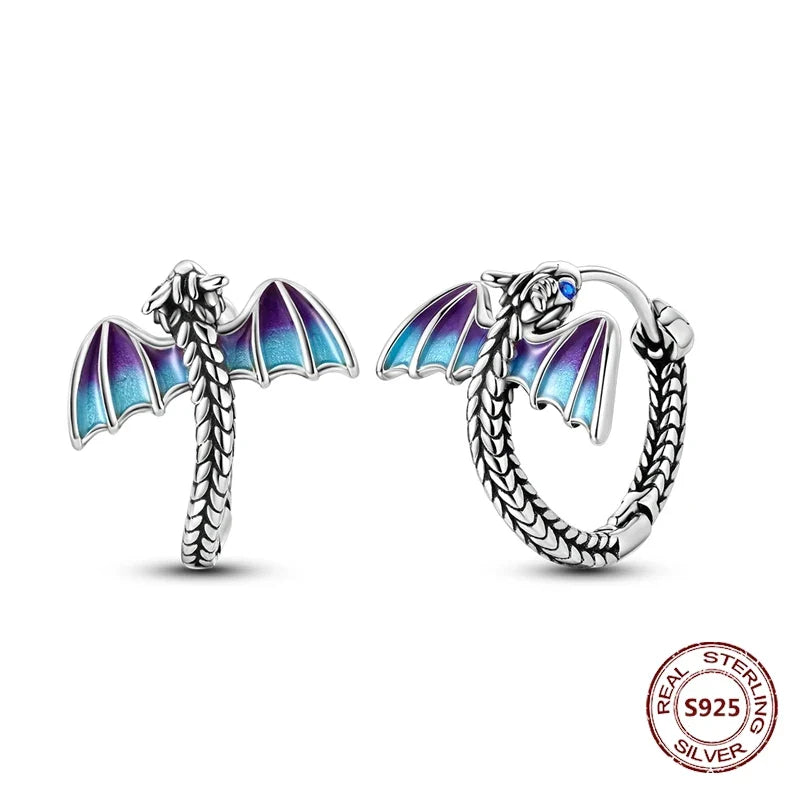 Elegant 925 Sterling Silver Dog Earrings with Zircon and Animal Designs for Women