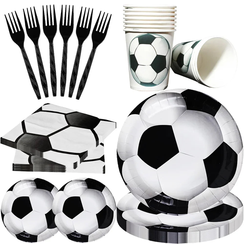 Soccer Party Supplies – Football Themed Birthday Decorations for Kids
