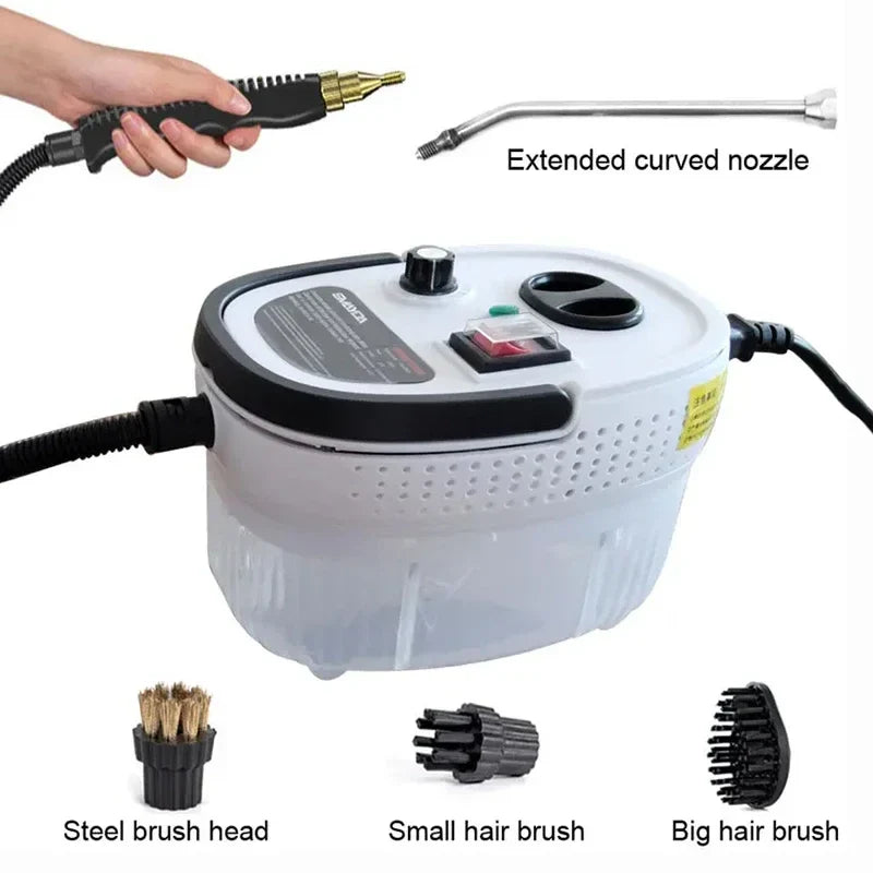 High-Pressure 2500W Steam Cleaner for Home & Car