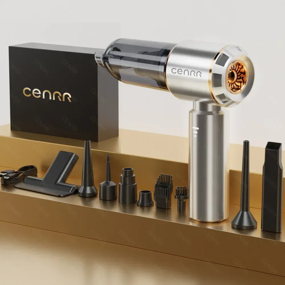 CENRR 998000PA Car Vacuum Cleaner - Cordless, Powerful, and Portable