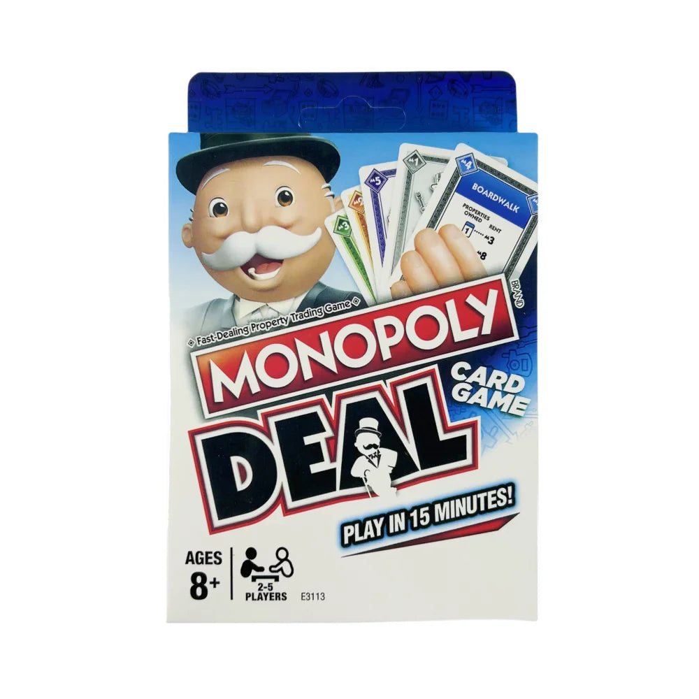 Monopoly Deal Quick-Playing Card Game for Families & Kids Ages 8+