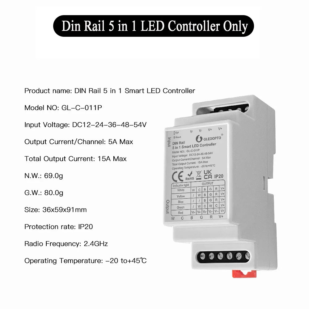 TUYA Zigbee 3.0 Smart LED Controller