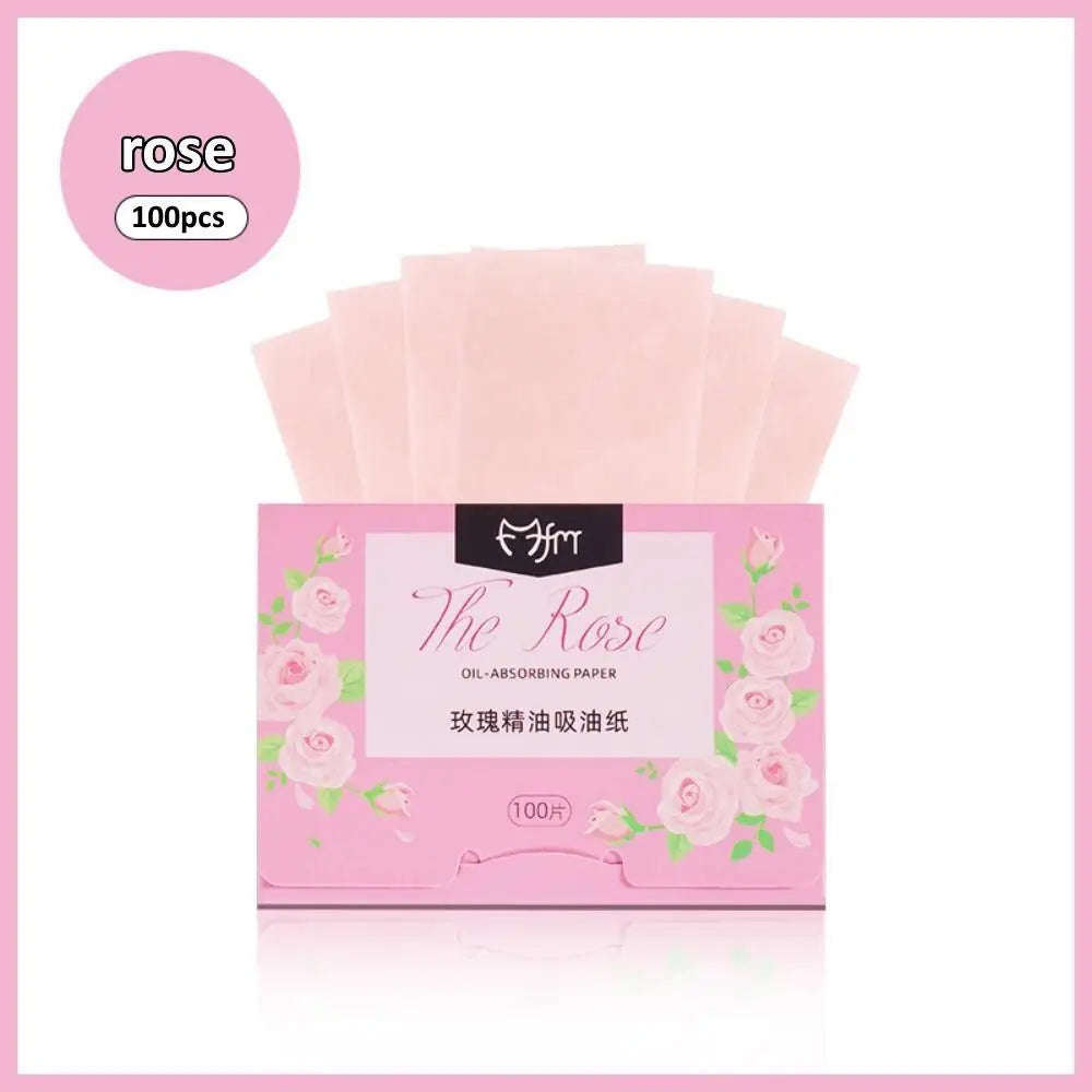 Face Oil Absorbing Paper - 100 Sheets for Oil Control & Cleansing
