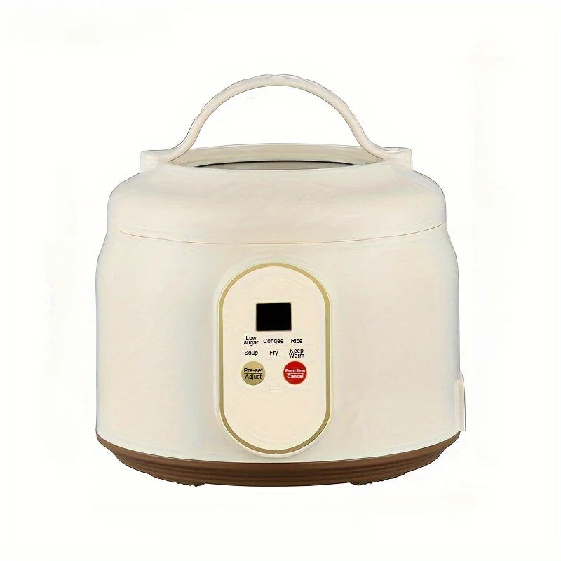 Portable 1.8L Rice Cooker - Smart Low Sugar