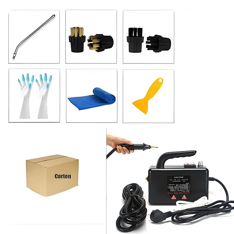 2600W Portable High Temp Steam Cleaner for Home & Car