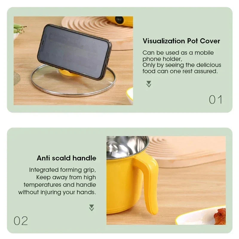 1.8L Multifunctional Electric Cooker for Dorms and Homes