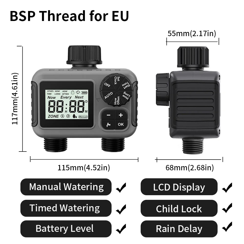 Programmable Garden Irrigation Watering System - TNCE Sprinkler Timer