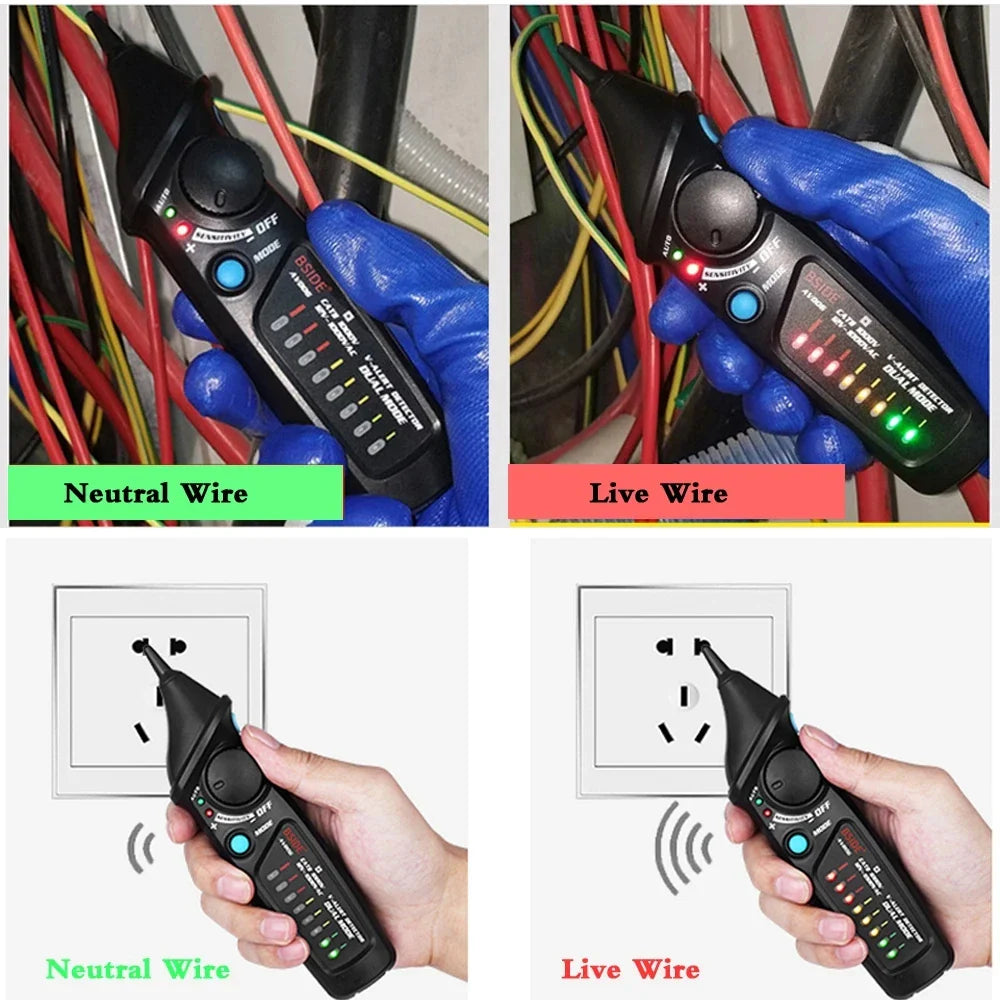 Non-Contact Voltage Detector - BSIDE AVD06 Smart Tester with Adjustable Sensitivity