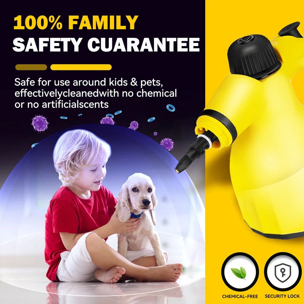 Handheld Steam Cleaner 220V - Sterilize & Clean Efficiently