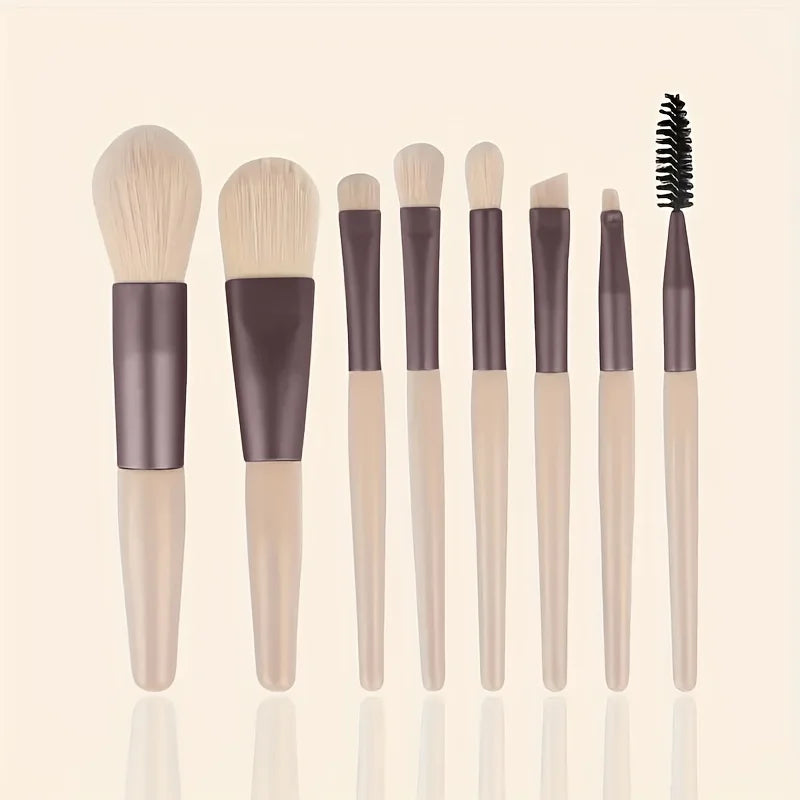 Portable 8/22/34Pcs Makeup Brush Set - Soft, Versatile Beauty Tool Kit