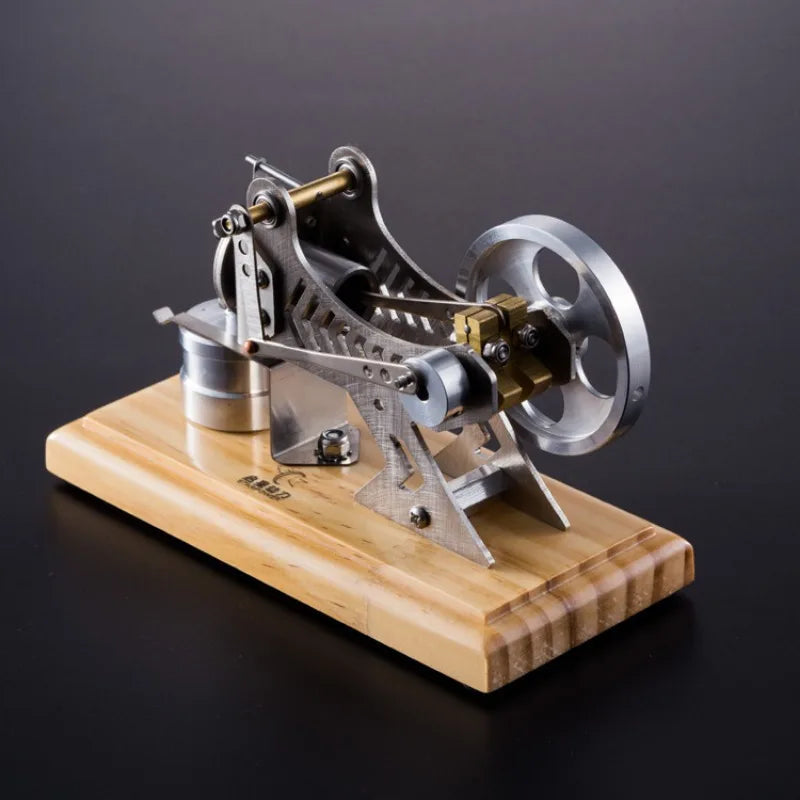 Vacuum Stirling Engine Motor Model - Educational Hot Air Science Experiment Kit