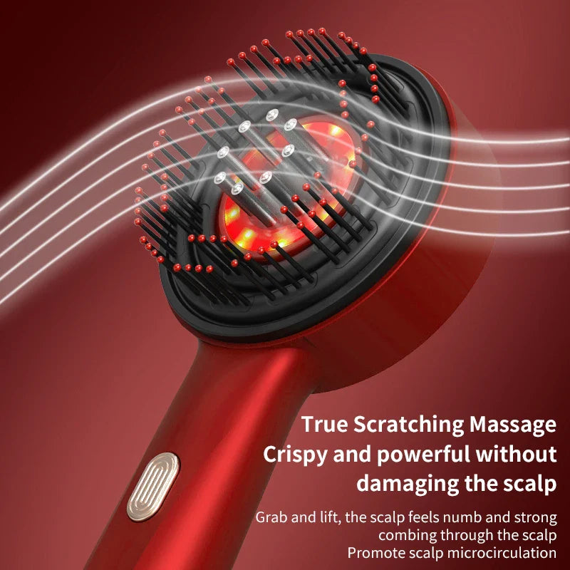 3 Modes Electric Vibration Massage Comb for Hair Growth and Scalp Health