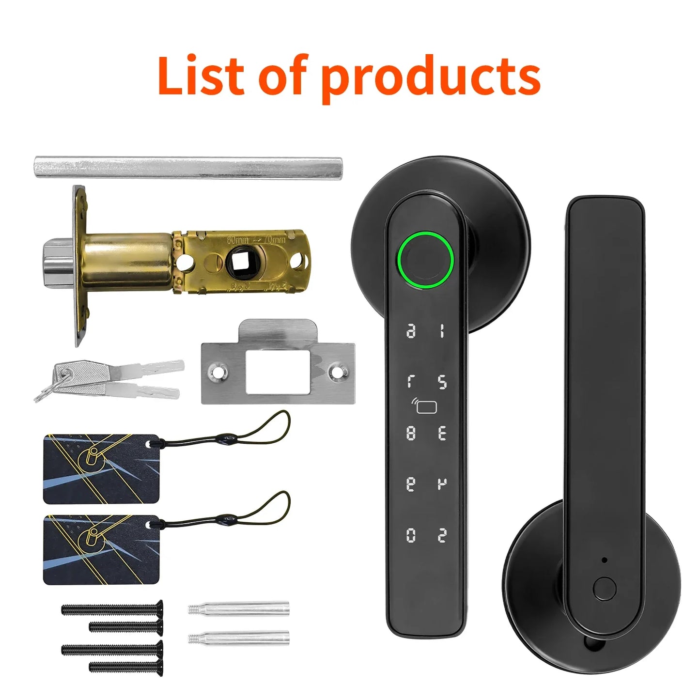 Tuya Smart Door Lock Handle