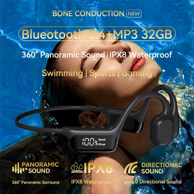 Xiaomi Bone Conduction Bluetooth Headphones - Waterproof & Wireless