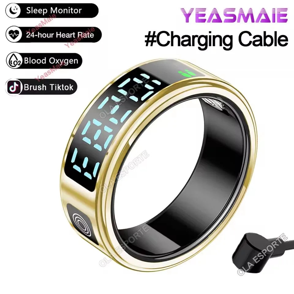 Waterproof Smart Ring for Xiaomi | Military Health Monitor | Gesture & Fitness Tracker 2025