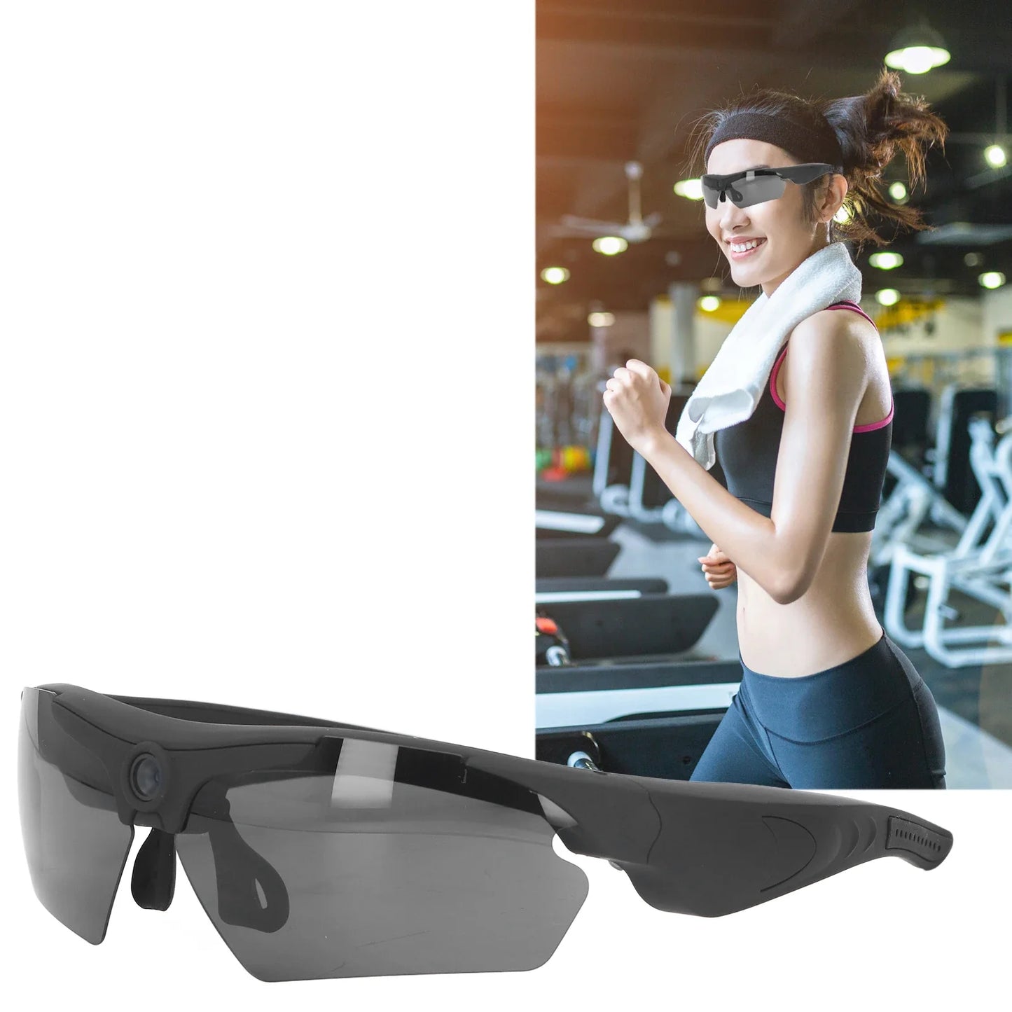 Camera Glasses with 1080P HD Video Recording for Outdoor Activities