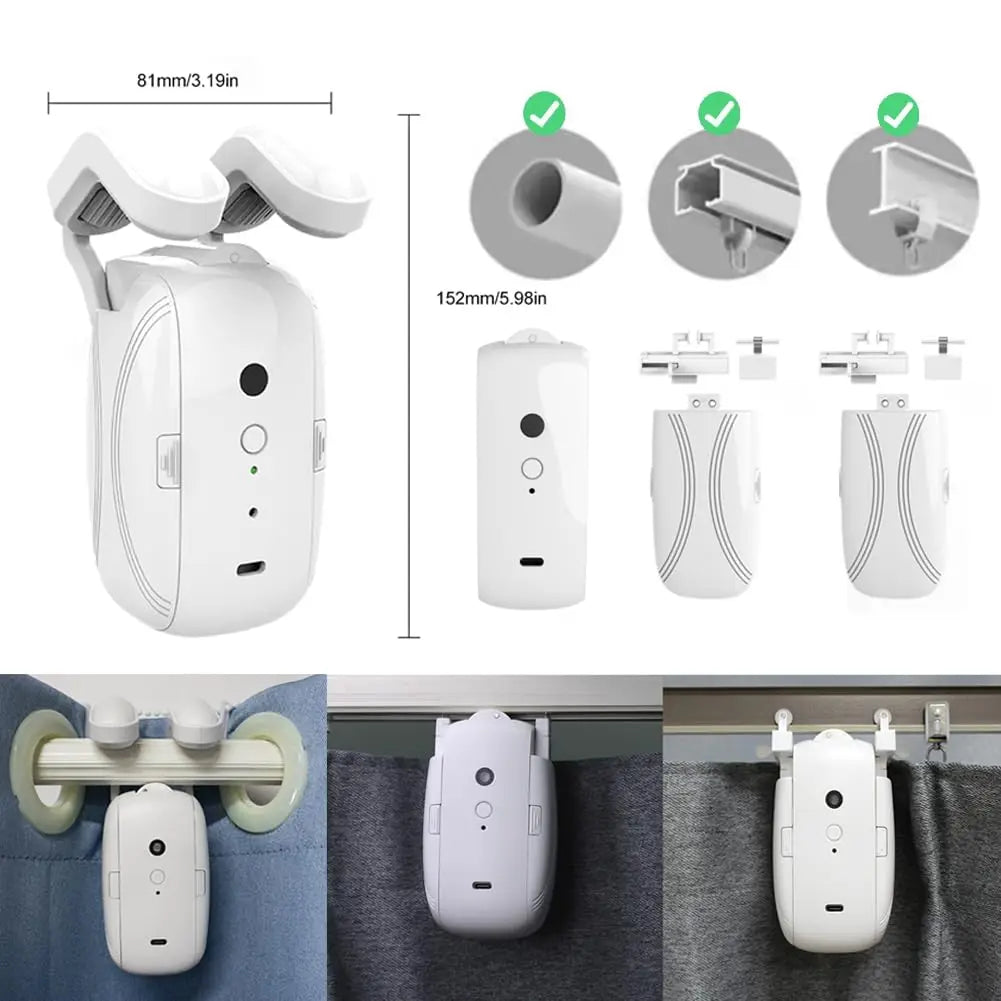Smart Electric Curtain Robot with Remote