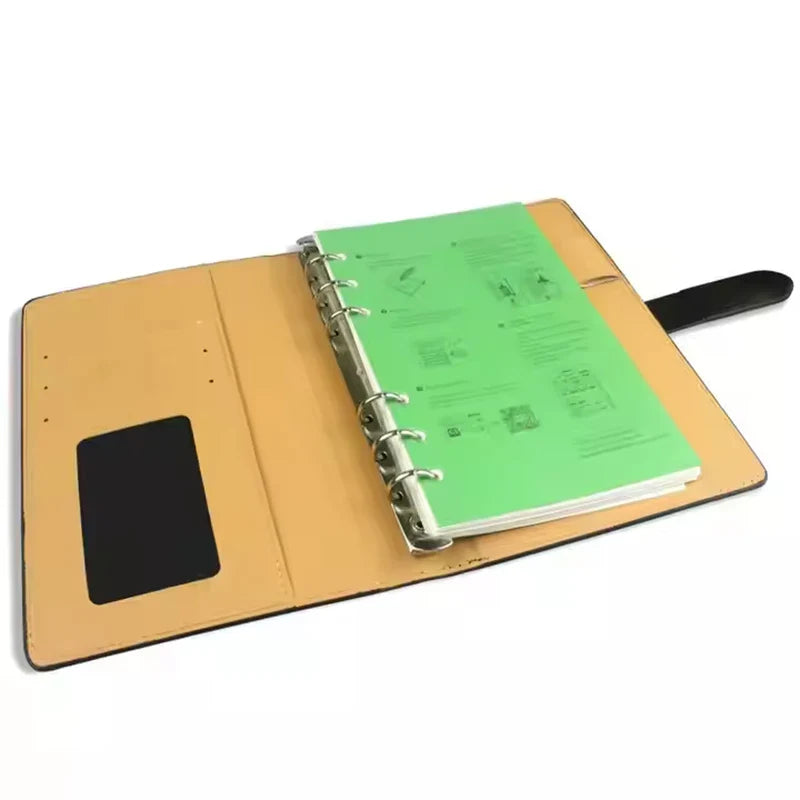 A6 PU Erasable Smart Notebook - Reusable, Waterproof, Auto-Scan